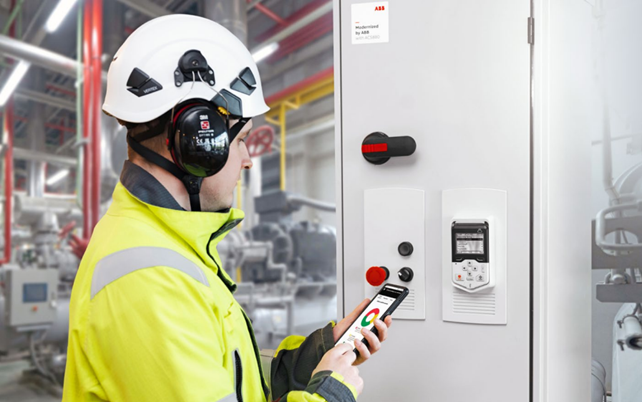 Modernized ABB products in use